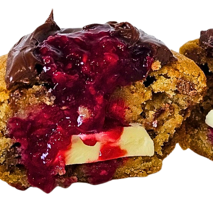 Raspberry & White Chocolate Mini Cookie Pie | Homemade Newcastle Dessert
